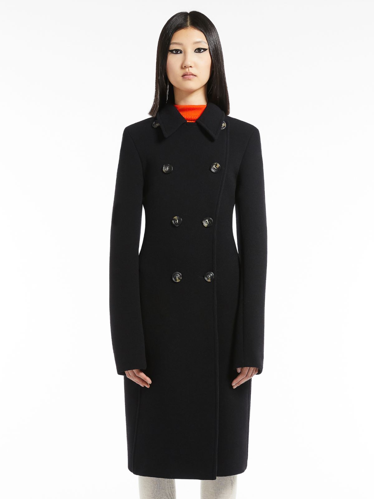 Cappotto in lana stretch - NERO - Max Mara - 2