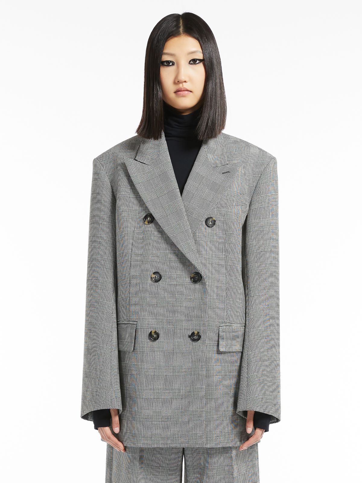 Tailored blazer in stretch Batavia - BLACK - Max Mara - 2