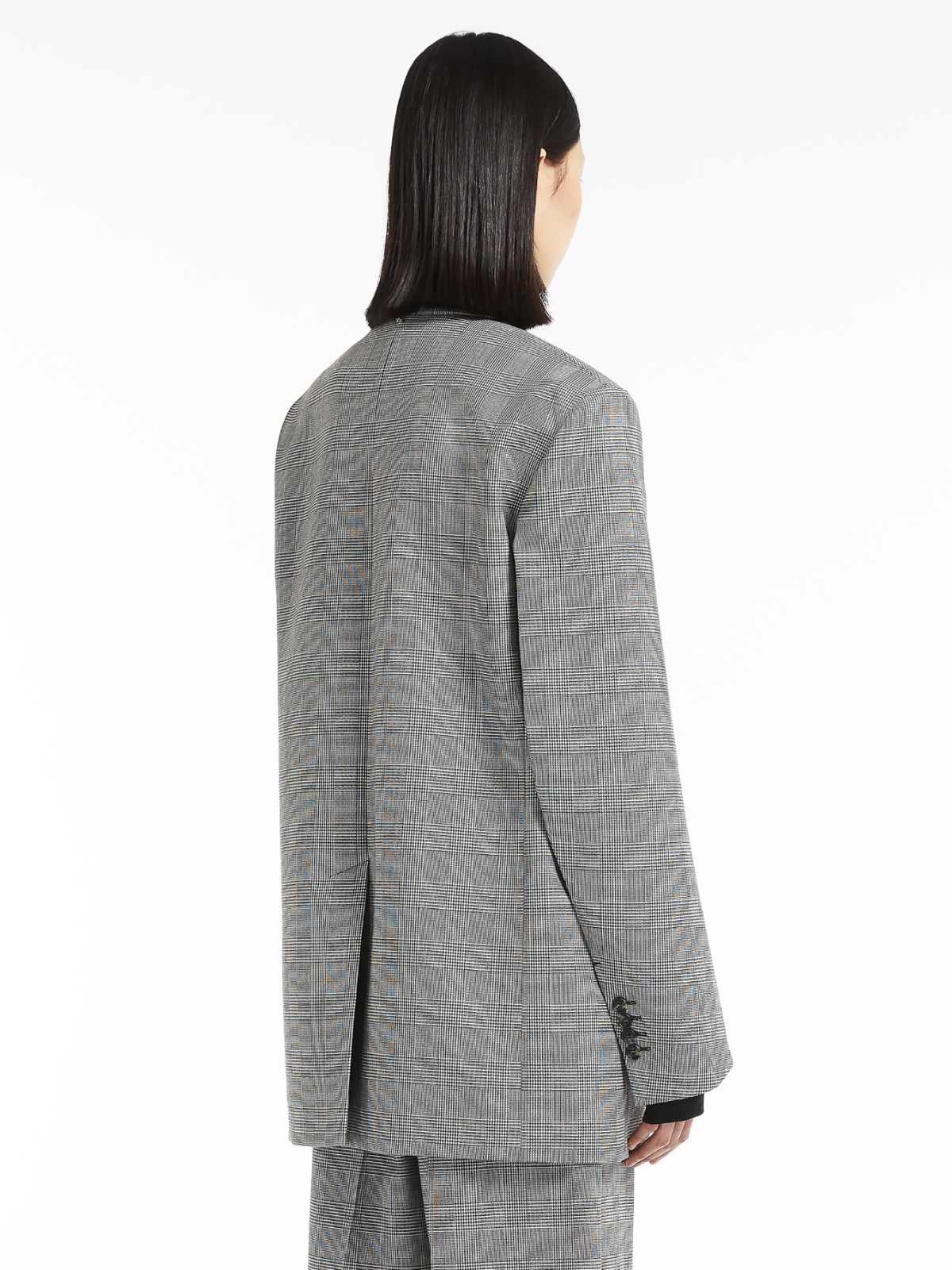 Tailored blazer in stretch Batavia - BLACK - Max Mara - 3