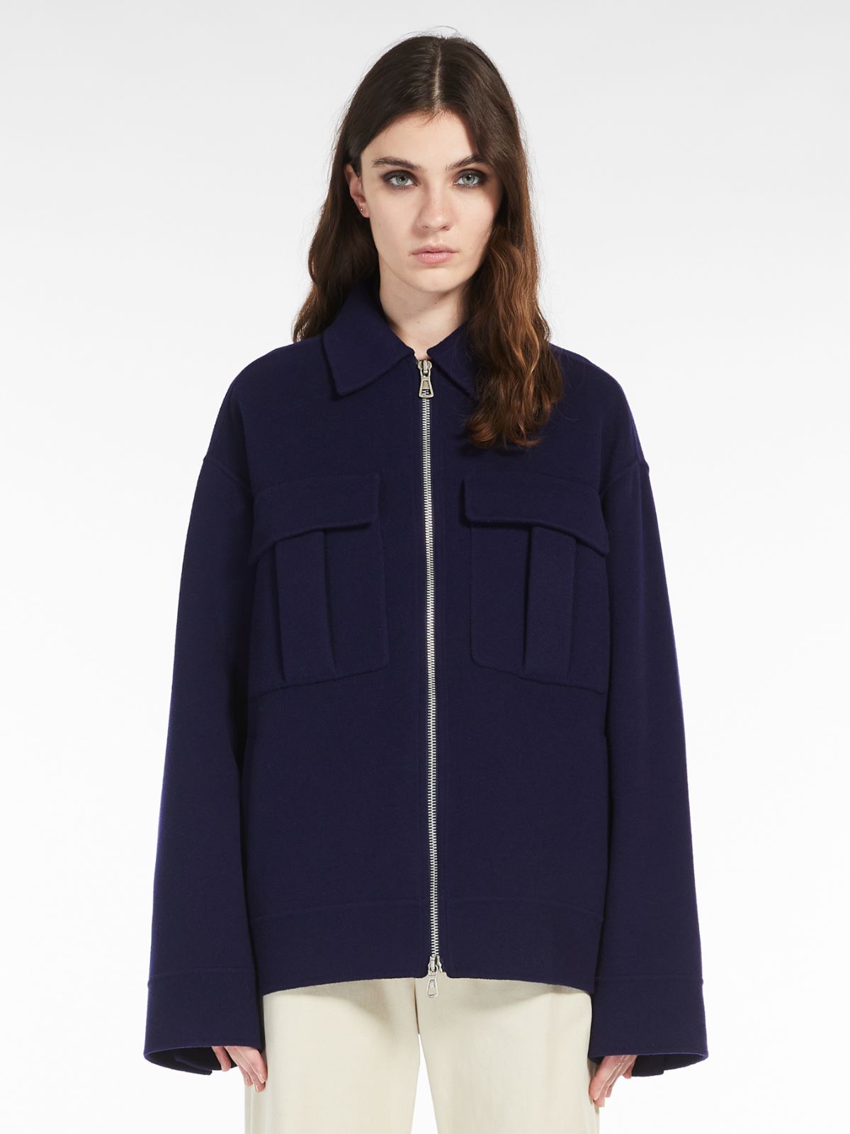 Oversized wool jacket - ULTRAMARINE - Max Mara - 2