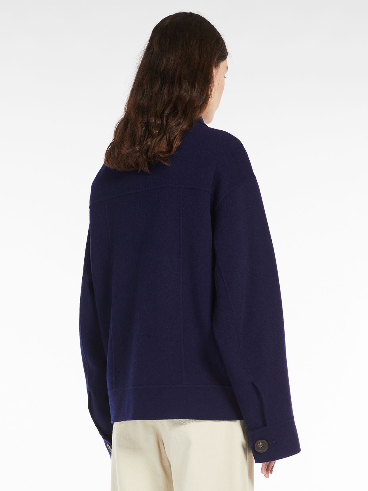 Oversized wool jacket - ULTRAMARINE - Max Mara - 3