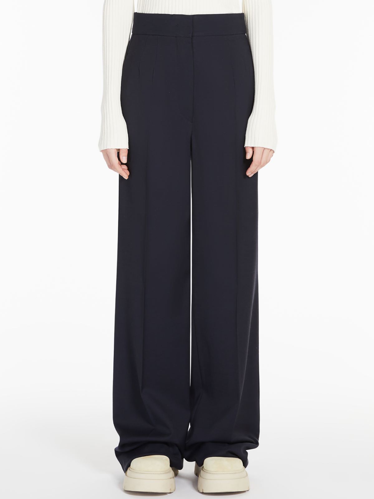 Palazzo trousers - MIDNIGHTBLUE - Max Mara - 2