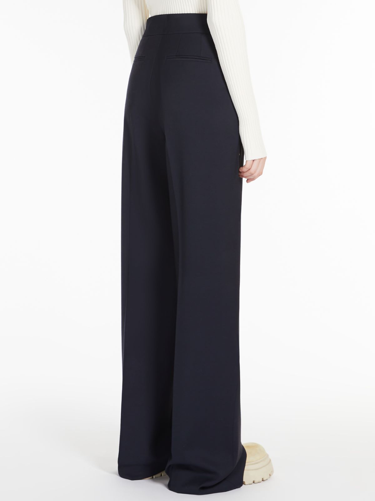 Palazzo trousers - MIDNIGHTBLUE - Max Mara - 3