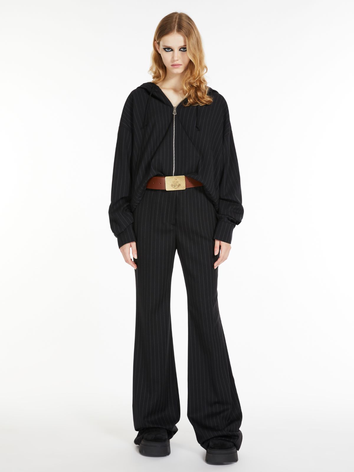 Flared trousers - BLACK - Max Mara