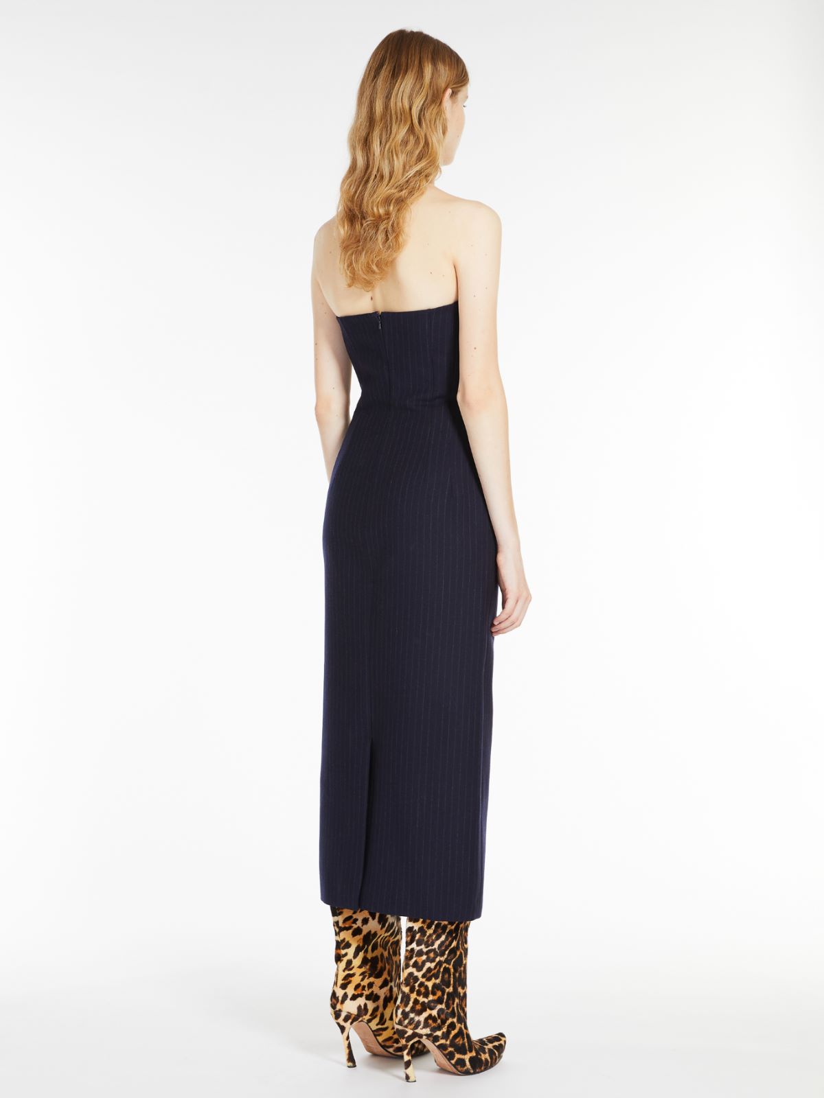 Bustier dress - MIDNIGHTBLUE - Max Mara - 3