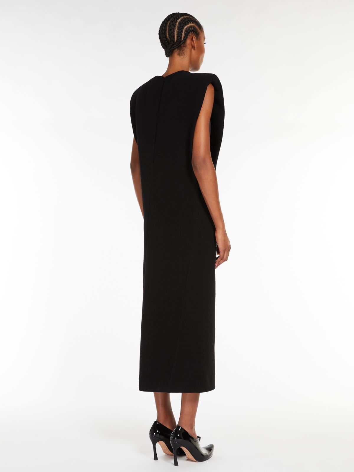 Long dress with slit - BLACK - Max Mara - 2