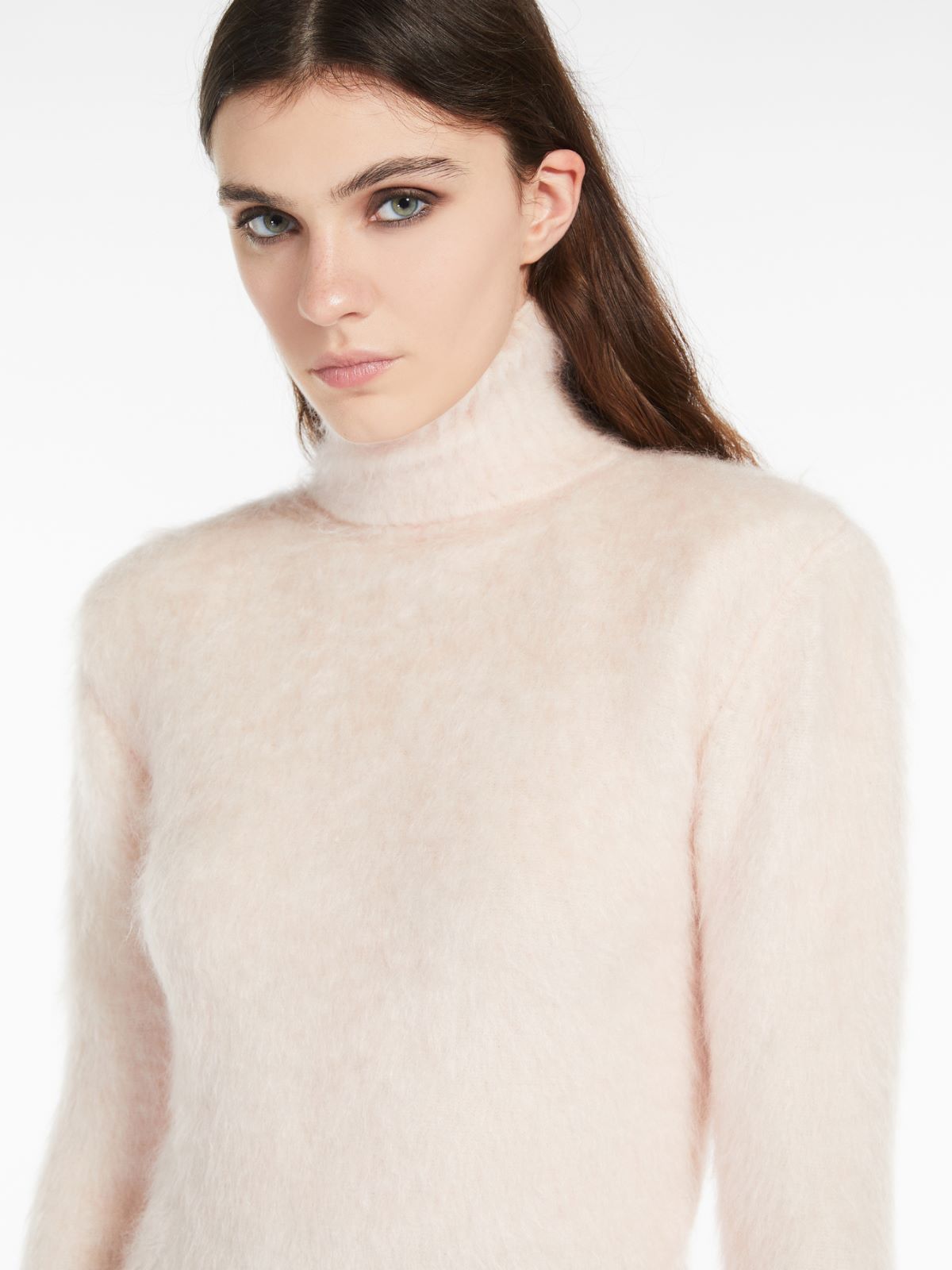 Long mohair dress - PINK - Max Mara - 4