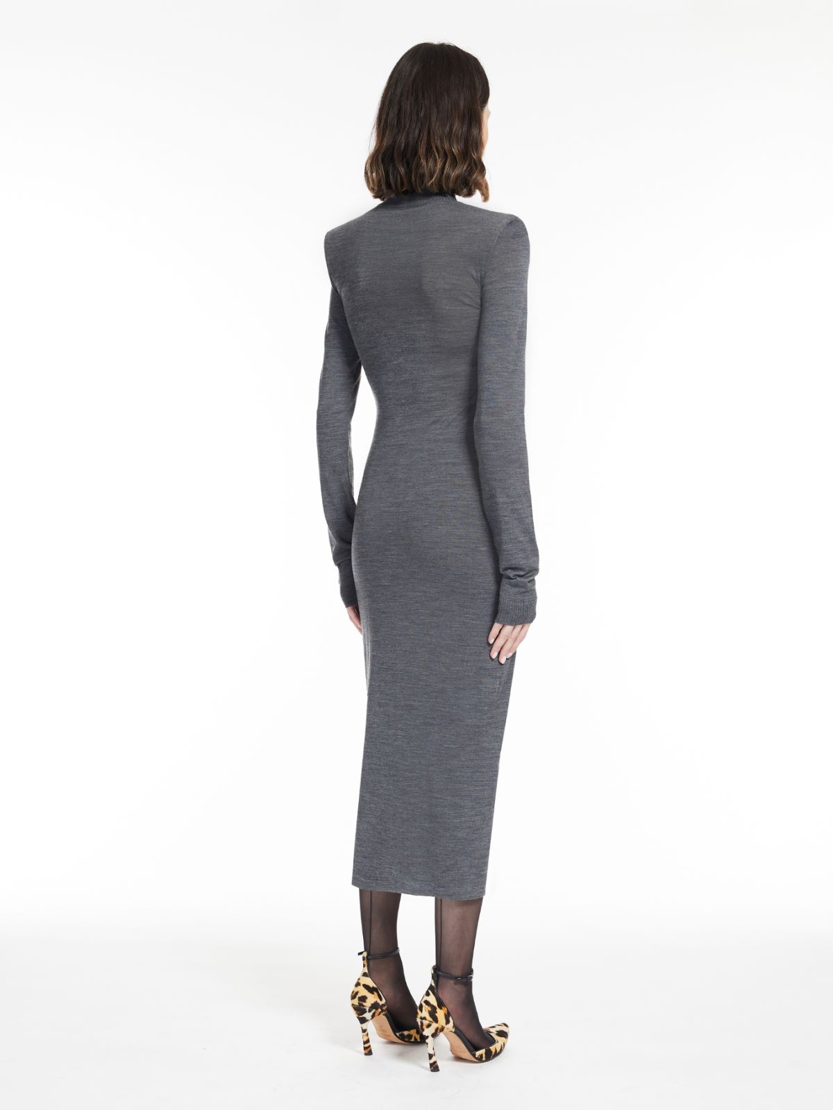 Tricot dress - MEDIUM GREY - Max Mara - 3