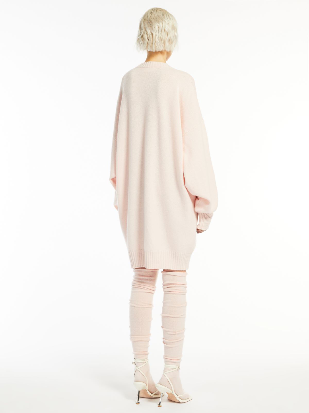 Oversized cashmere jumper - PINK - Max Mara - 3
