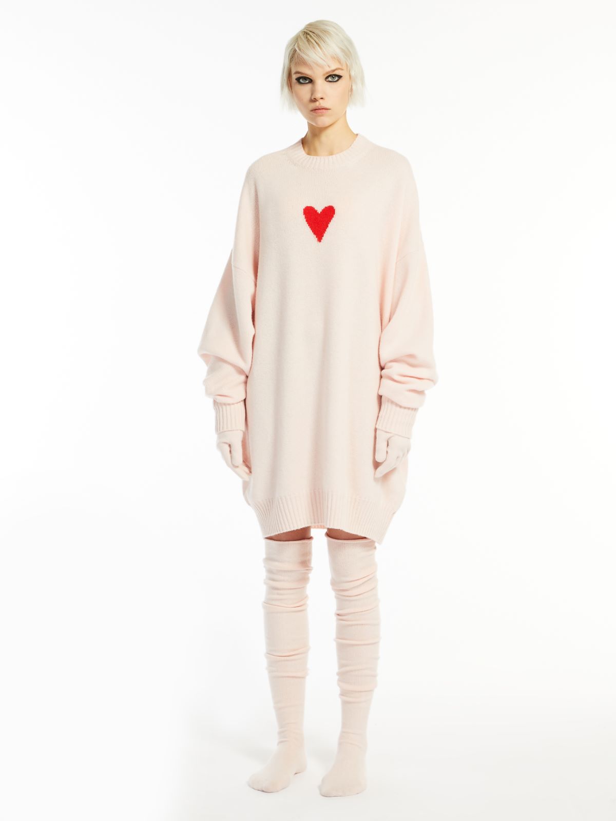 Oversized cashmere jumper - PINK - Max Mara
