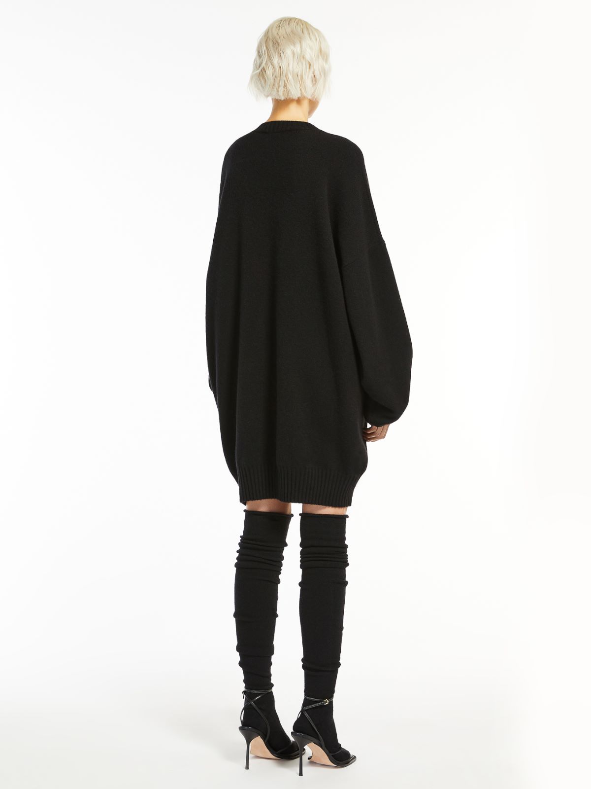Oversized cashmere jumper - BLACK - Max Mara - 3