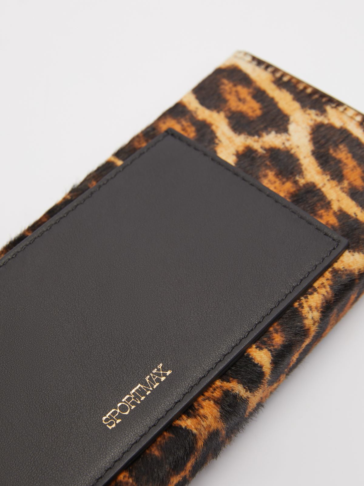 Spotted leather pouch - CAMEL - Max Mara - 4