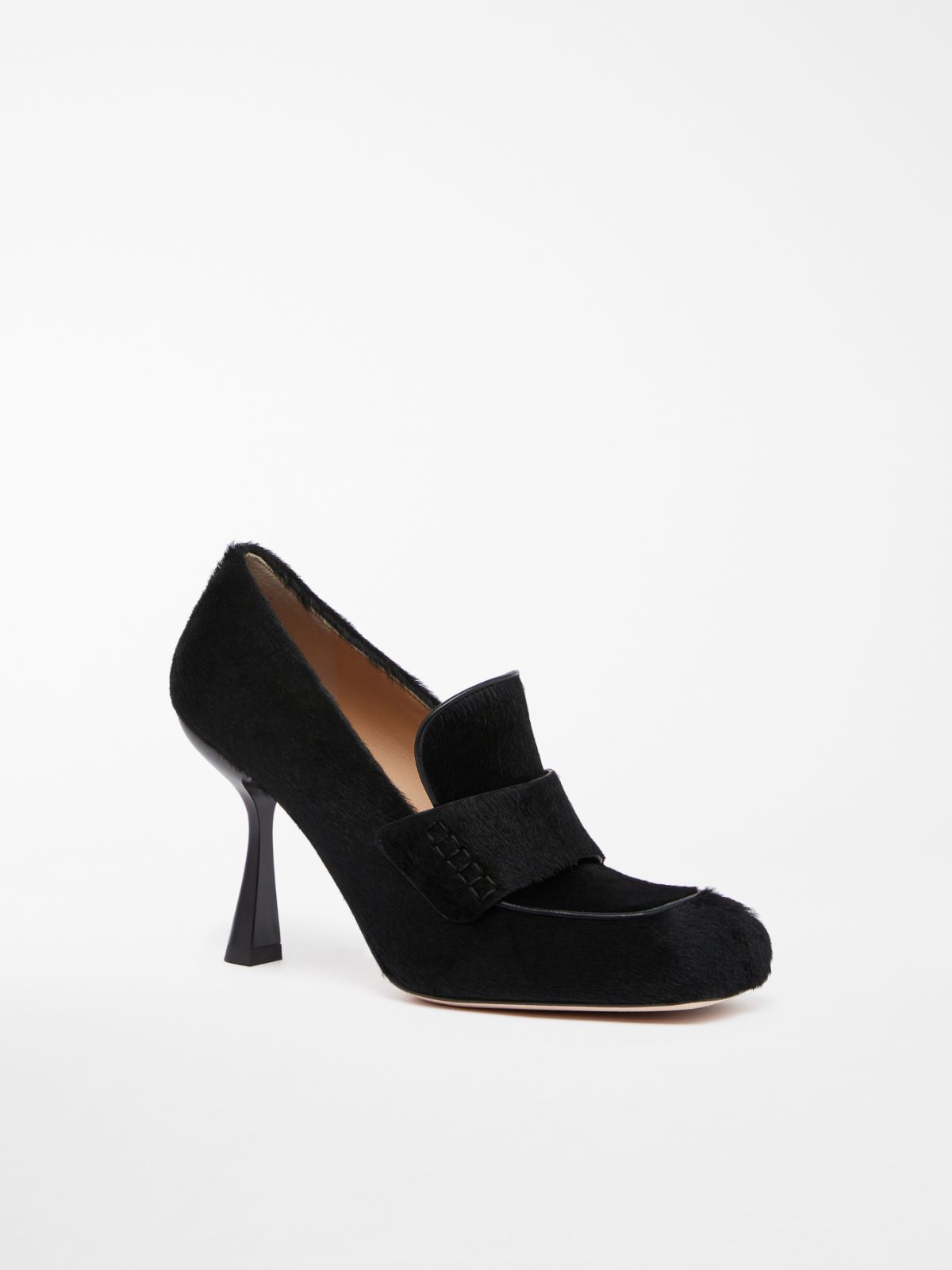 Pony hair court shoes - BLACK - Max Mara - 2