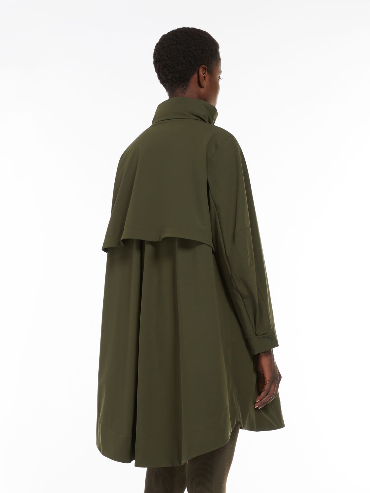 Technical parka with inner gilet - OLIVE GREEN - Max Mara - 3
