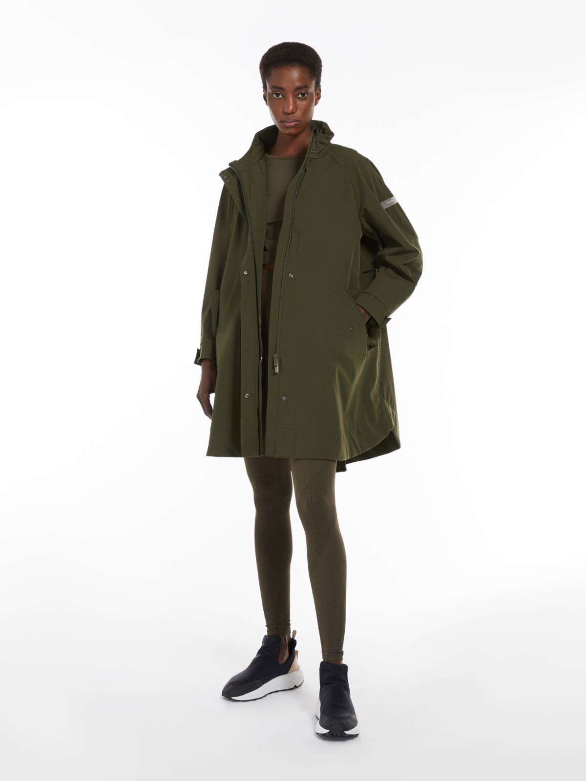 Technical parka with inner gilet - OLIVE GREEN - Max Mara