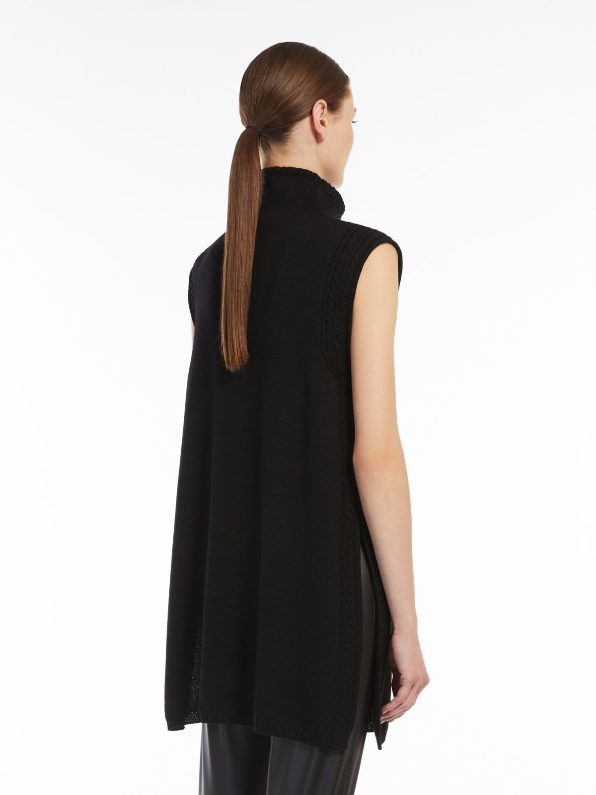Wool tunic - BLACK - Max Mara - 3