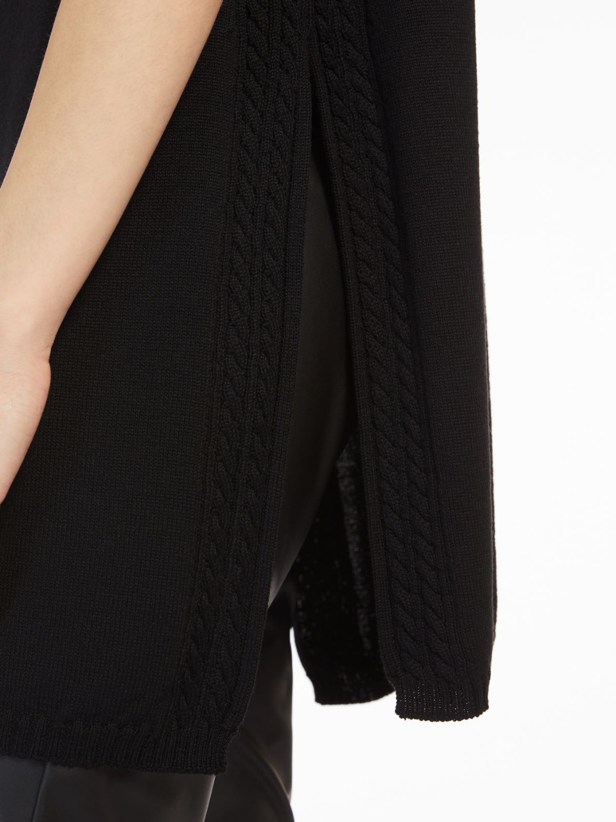 Wool tunic - BLACK - Max Mara - 4