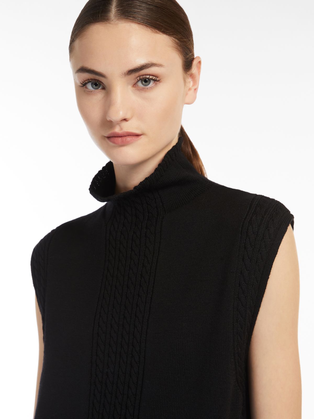 Wool tunic - BLACK - Max Mara - 5