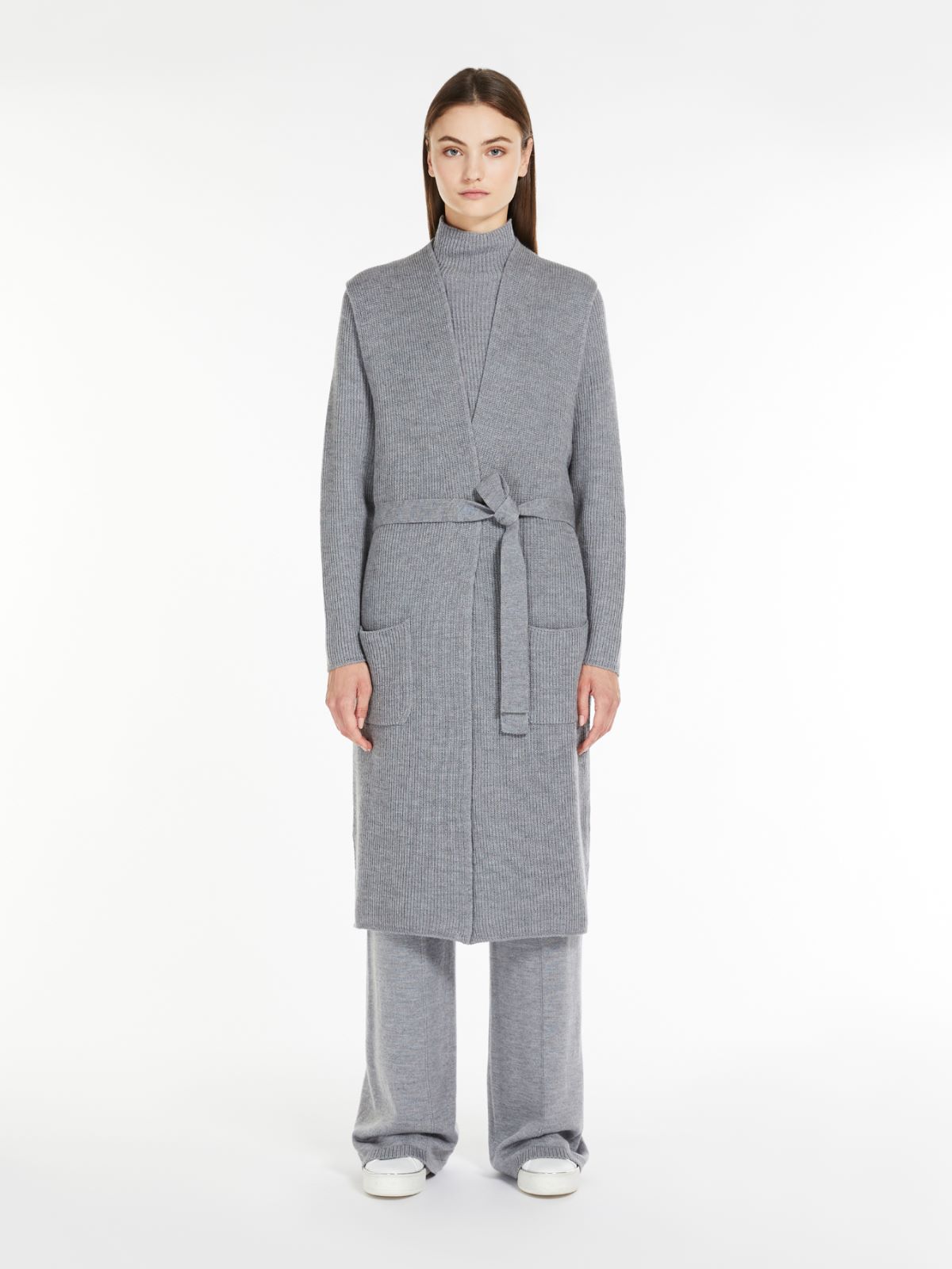 Wool cardigan - MEDIUM GREY - Max Mara - 2