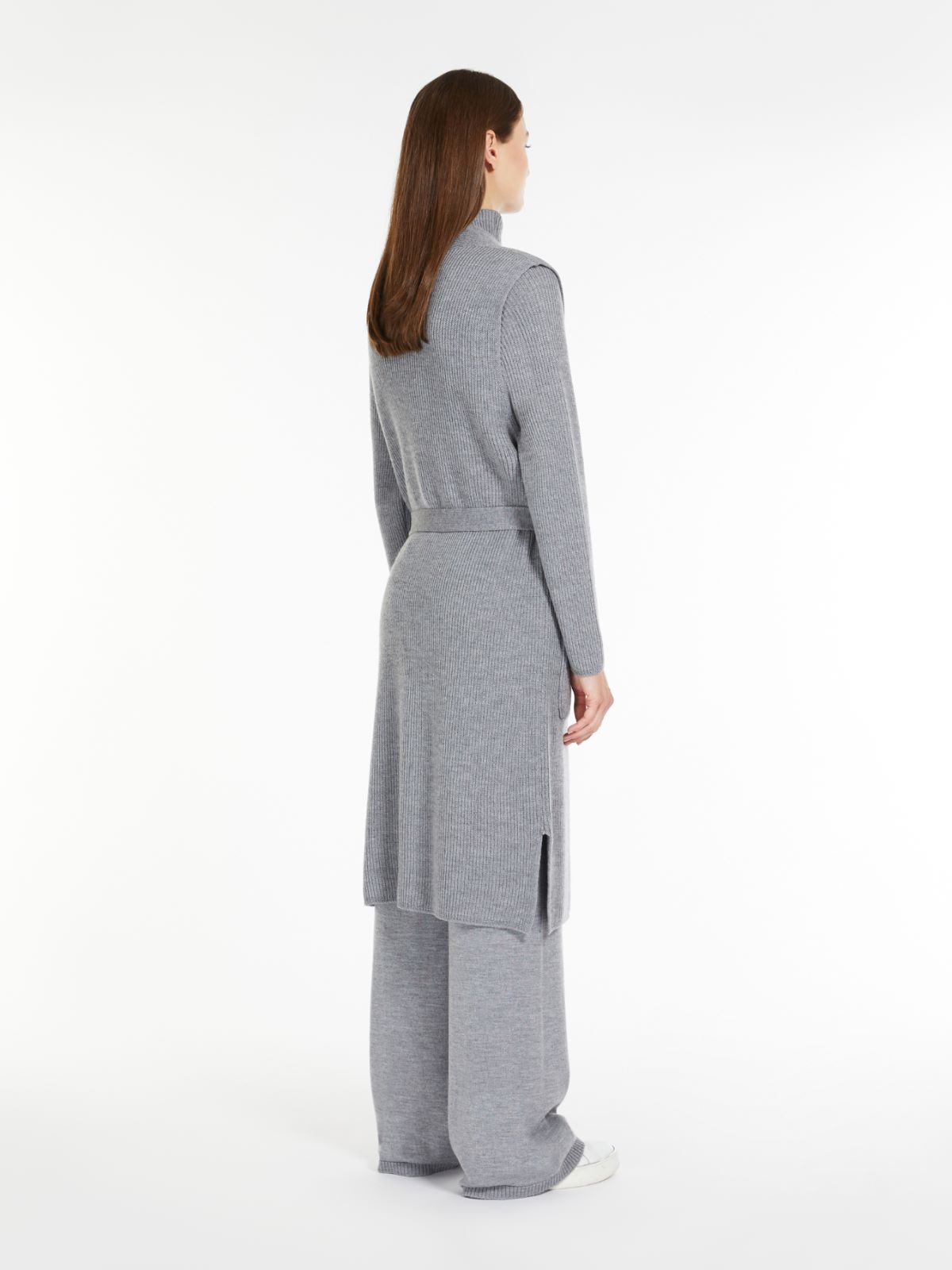 Wool cardigan - MEDIUM GREY - Max Mara - 3