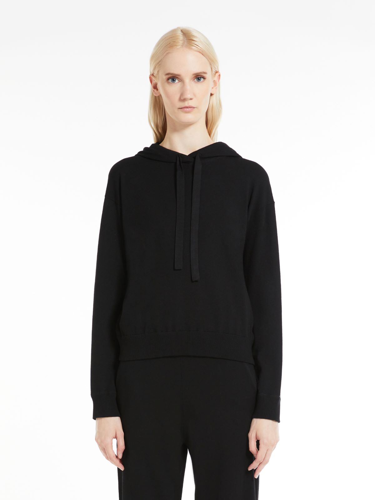 Viscose yarn sweatshirt - BLACK - Max Mara - 2