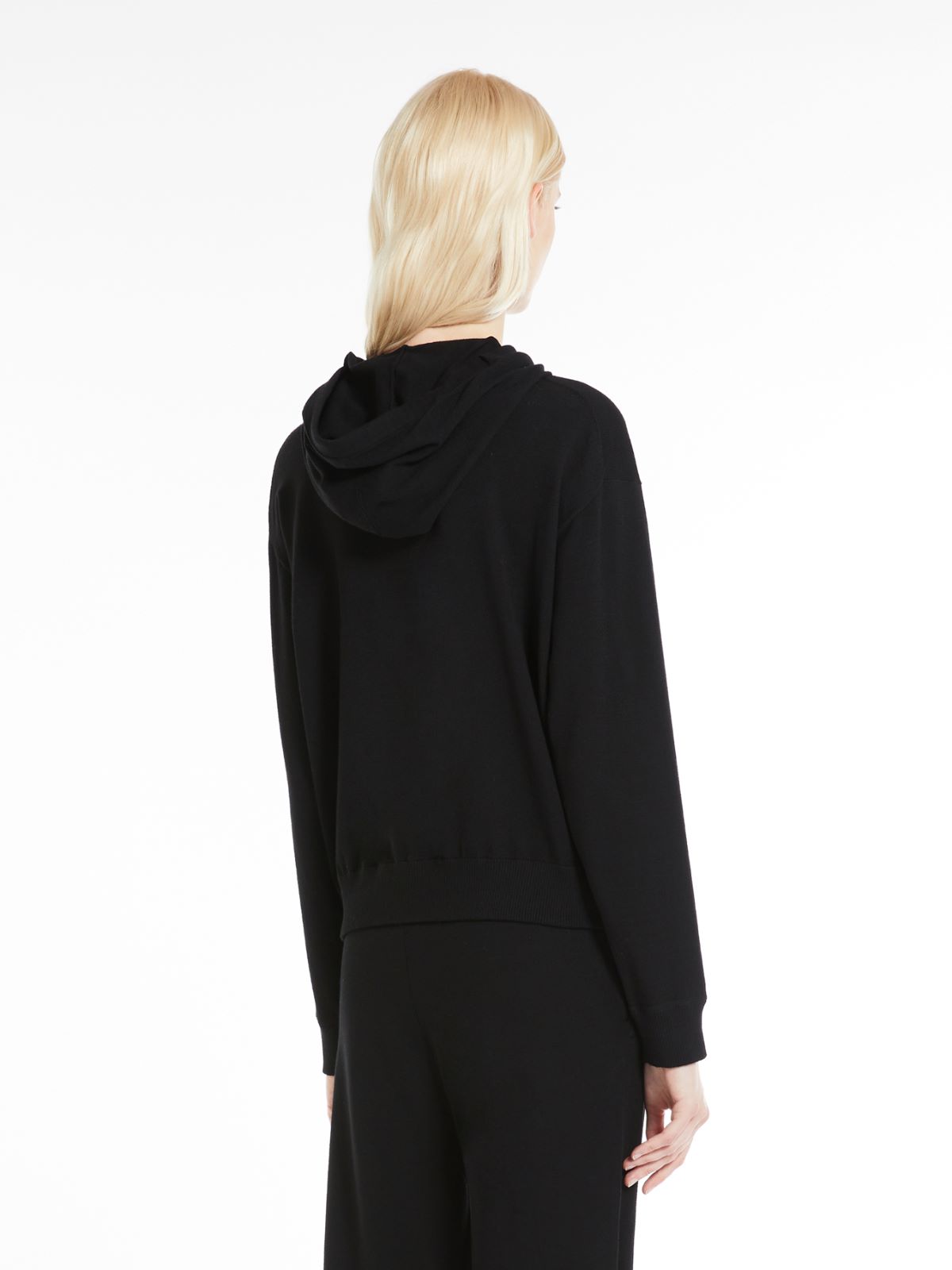 Viscose yarn sweatshirt - BLACK - Max Mara - 3