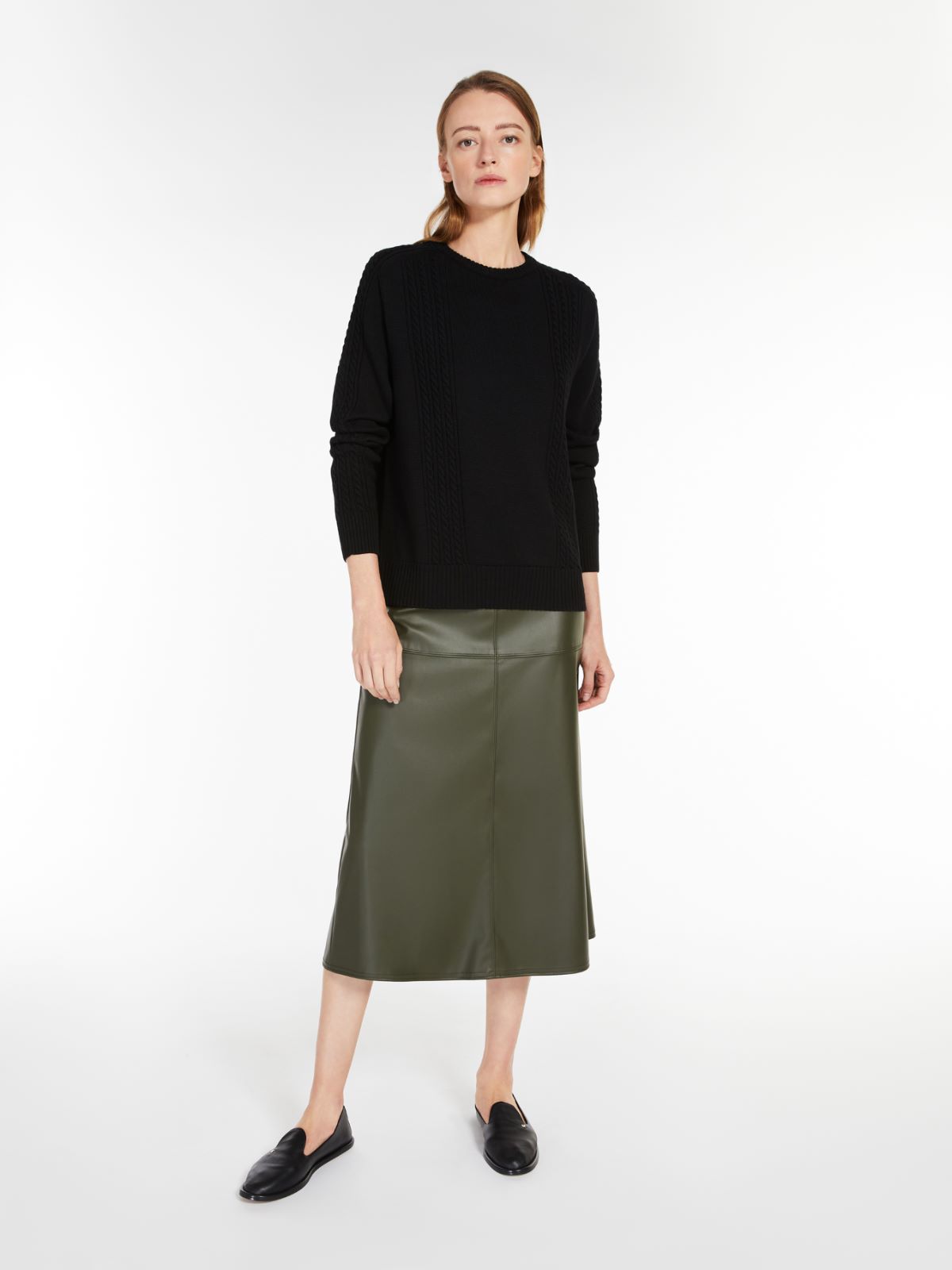 Wool yarn sweater - BLACK - Max Mara