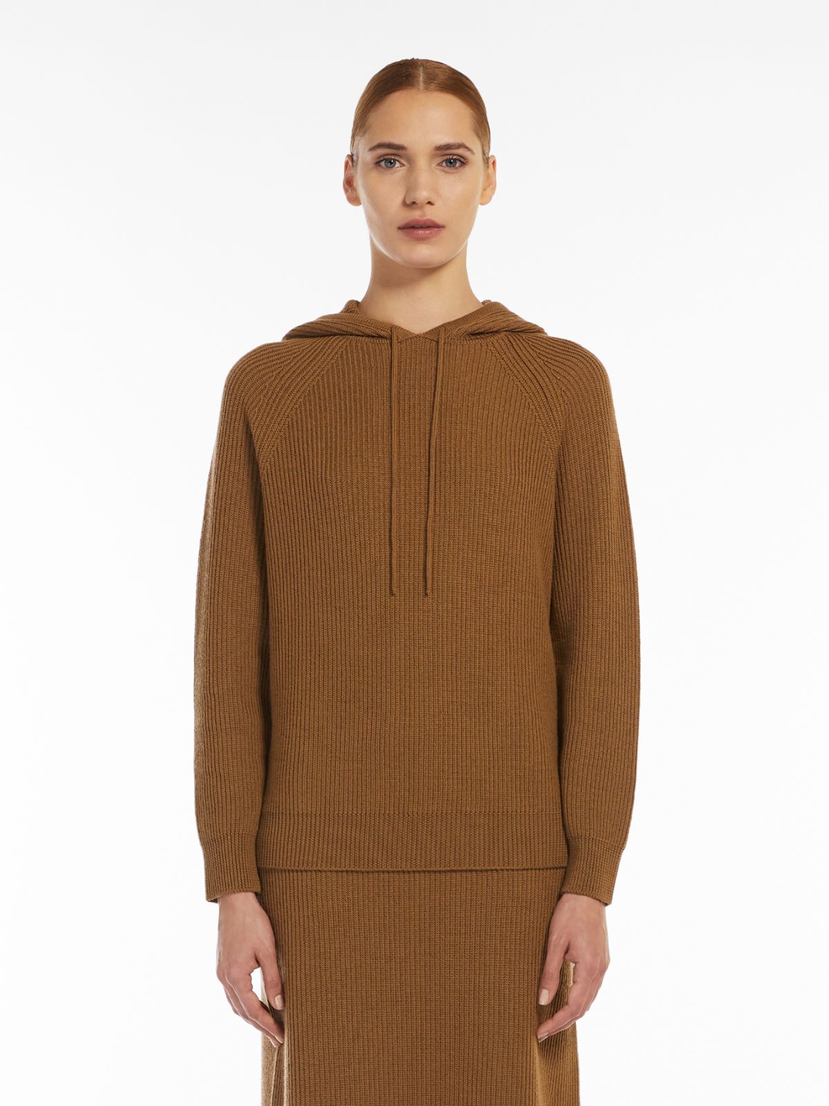 Wool yarn sweatshirt - CAMEL - Max Mara - 2