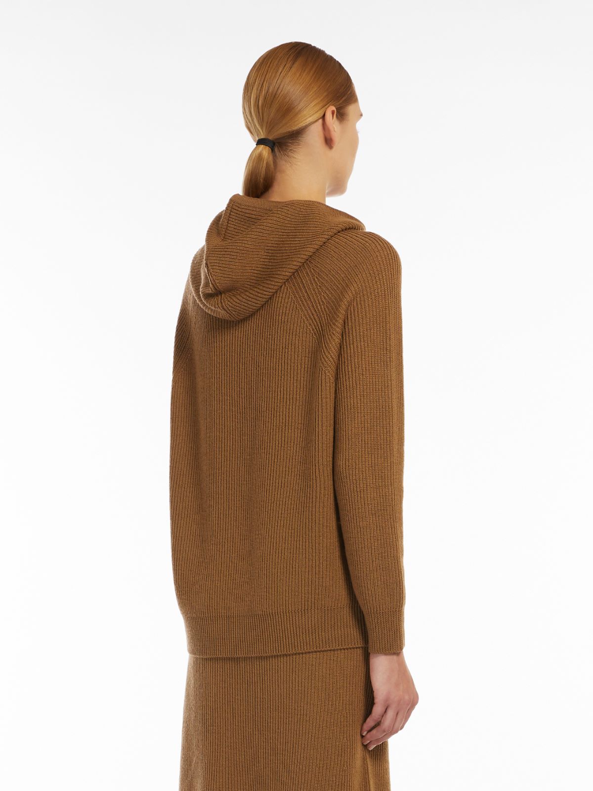 Wool yarn sweatshirt - CAMEL - Max Mara - 3
