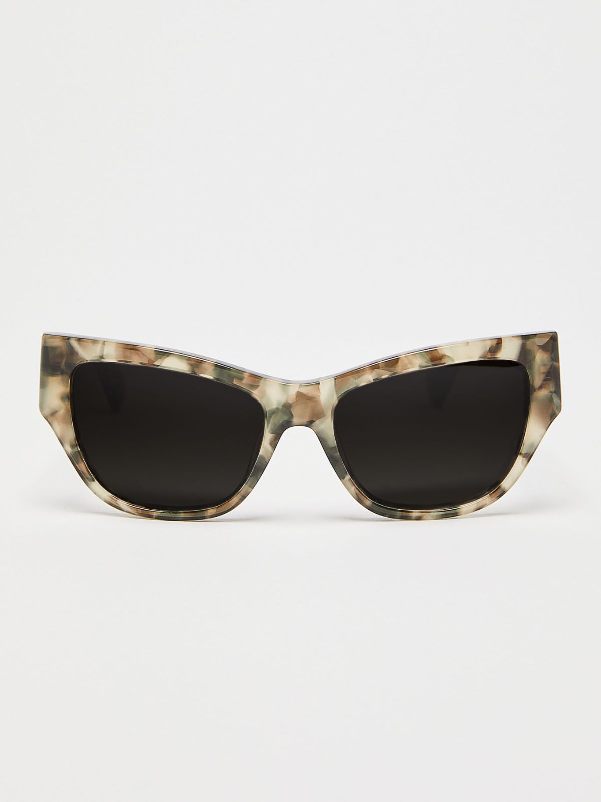 Sonnenbrille aus Acetat - HAVANA GRUEN - Max Mara
