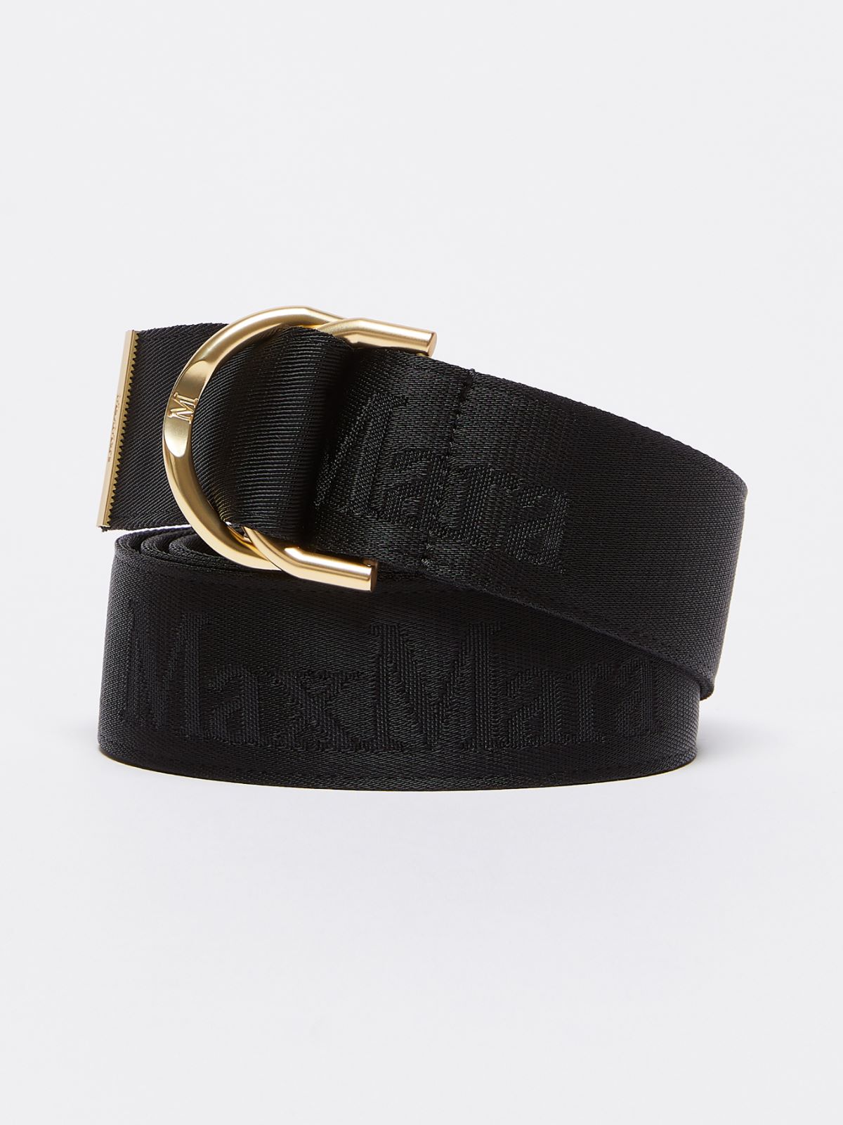 Logo tape belt - BLACK - Max Mara