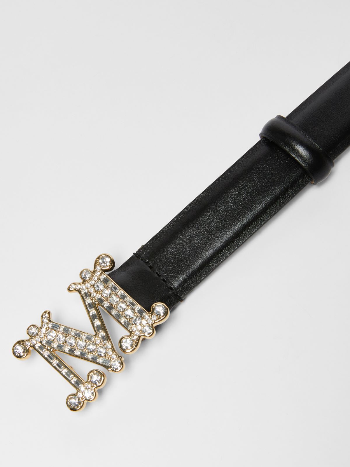 Leather belt - BLACK - Max Mara - 2