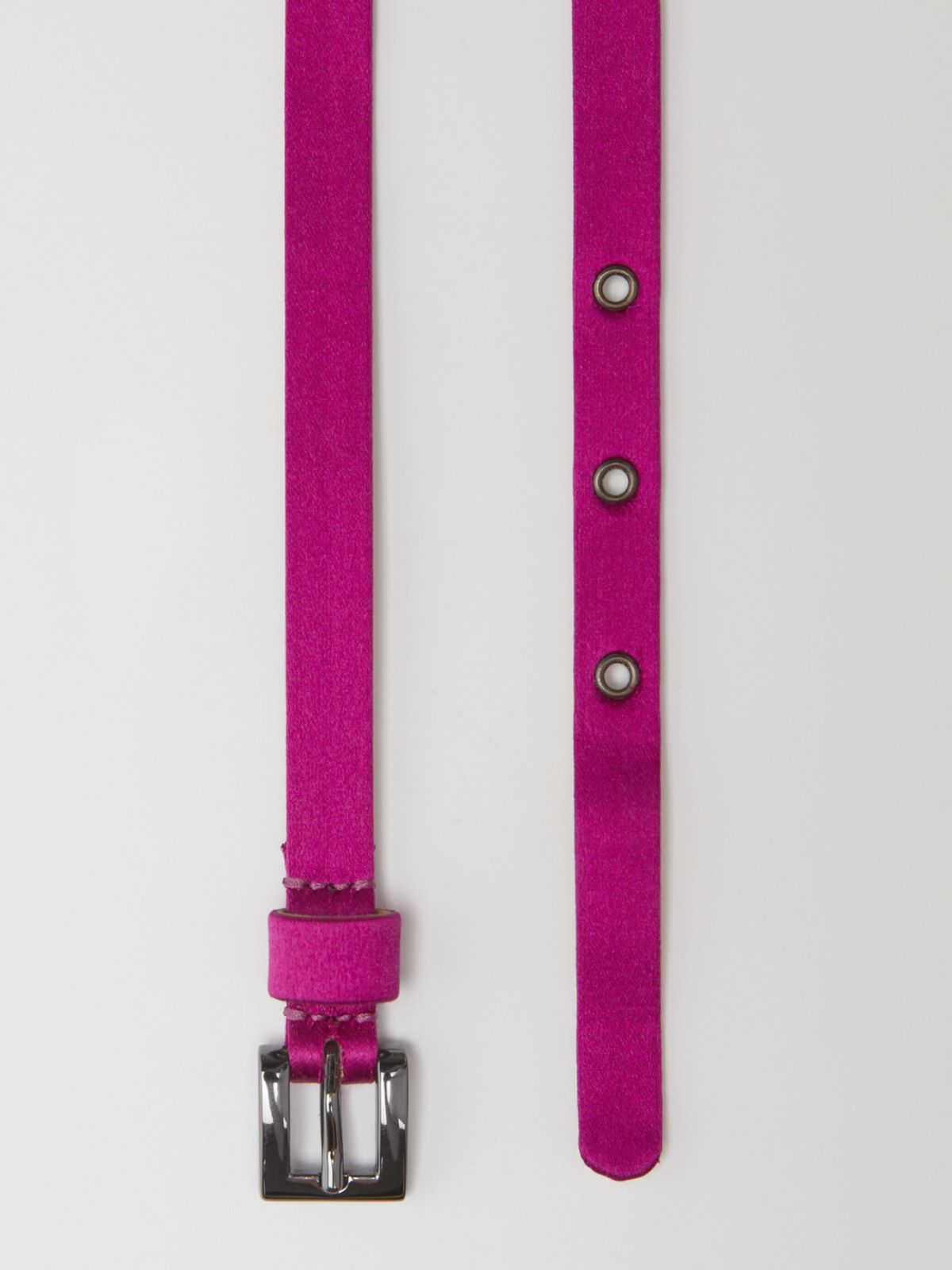 Viscose and silk satin belt - FUCHSIA - Max Mara - 2
