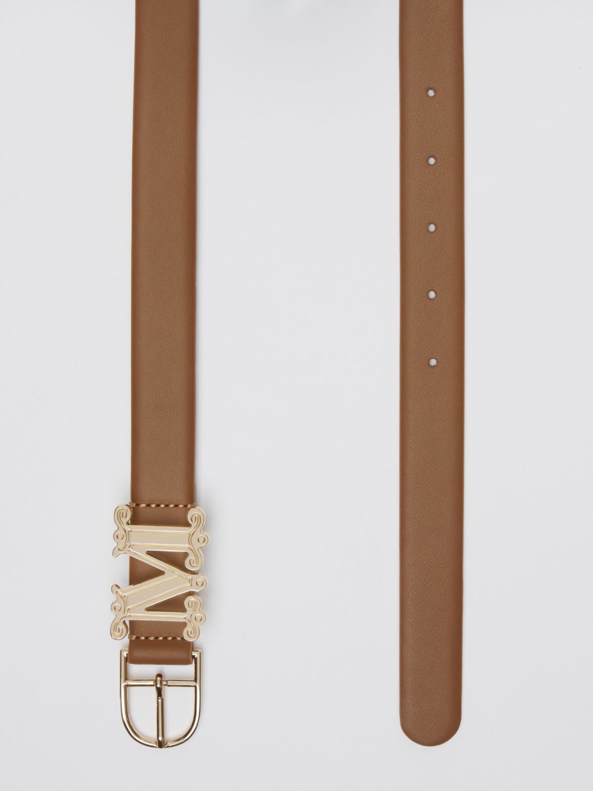Leather belt - BROWN BRONZE - Max Mara - 3