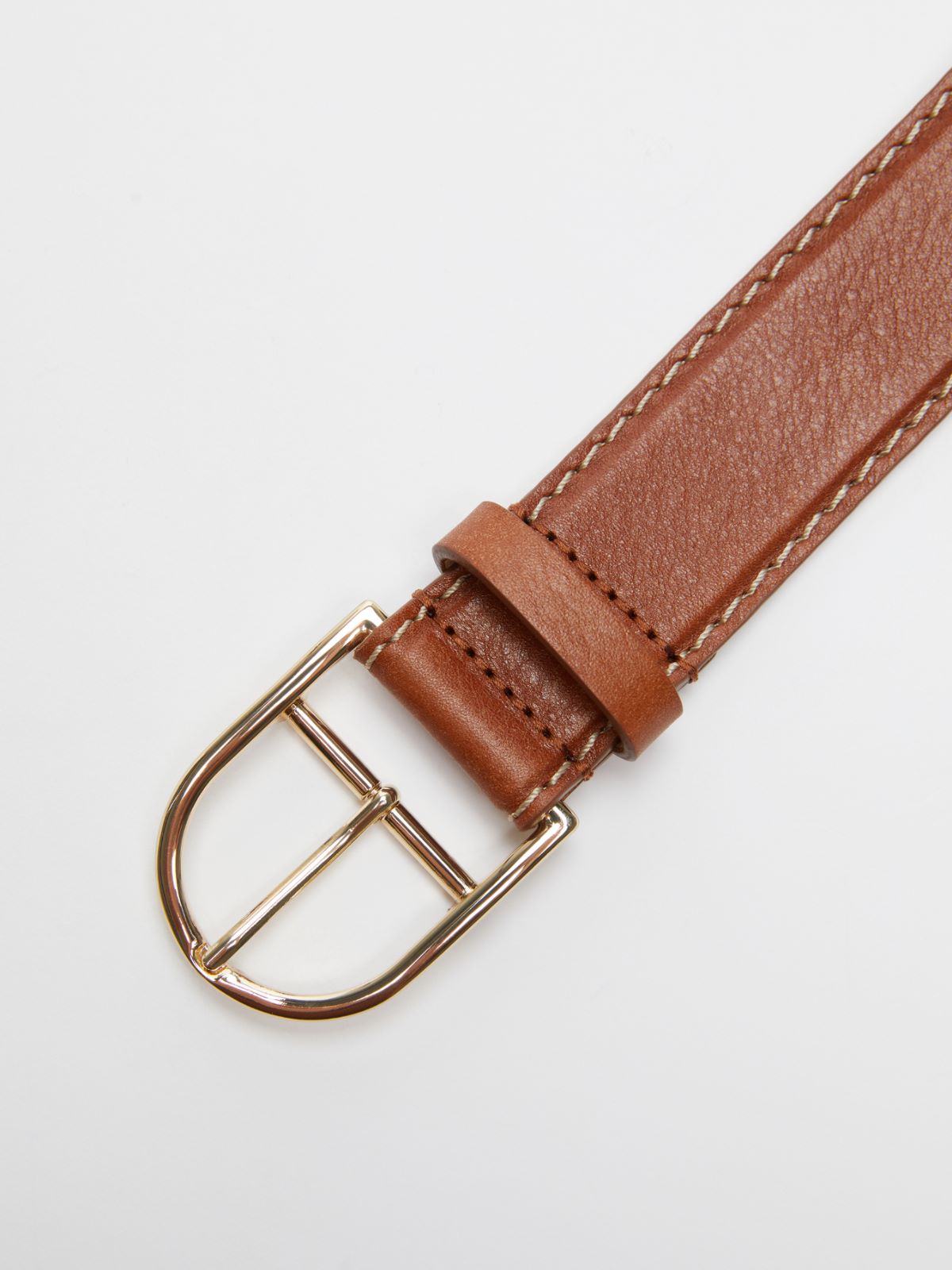 Leather belt - TOBACCO - Max Mara - 3