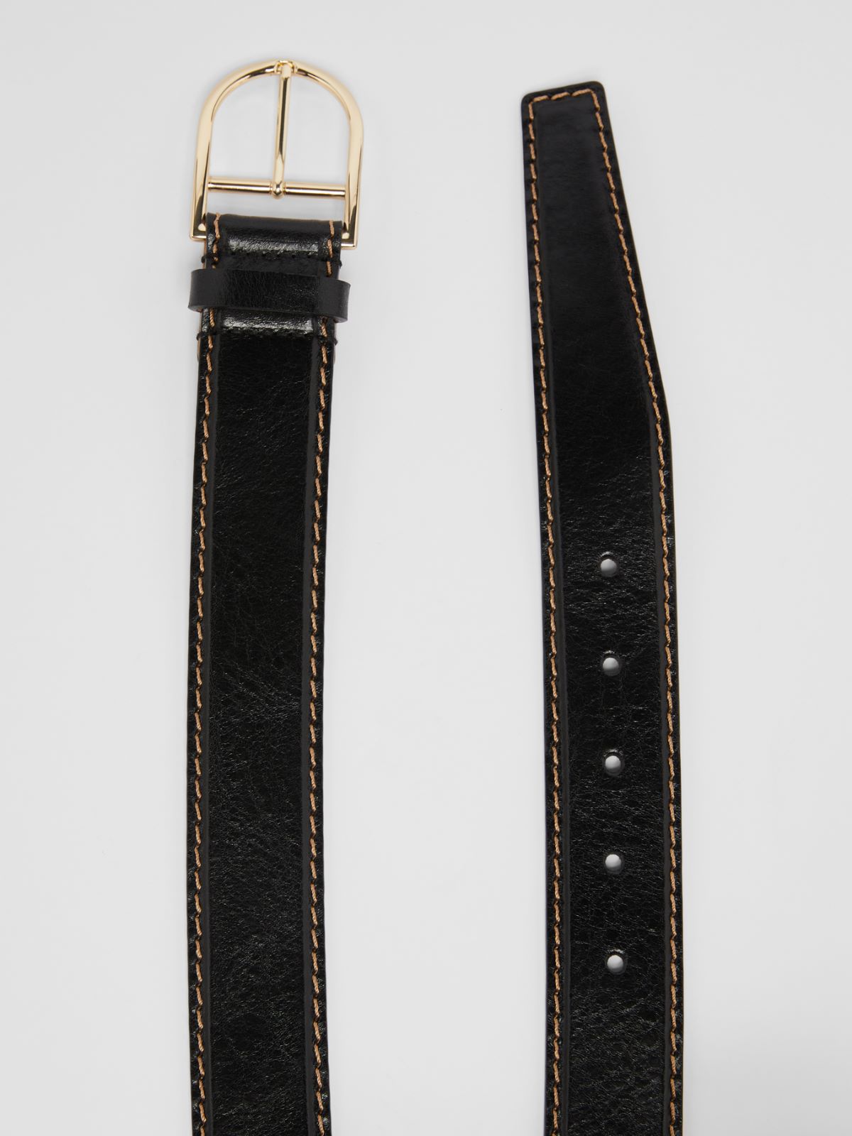 Leather belt - BLACK - Max Mara - 2