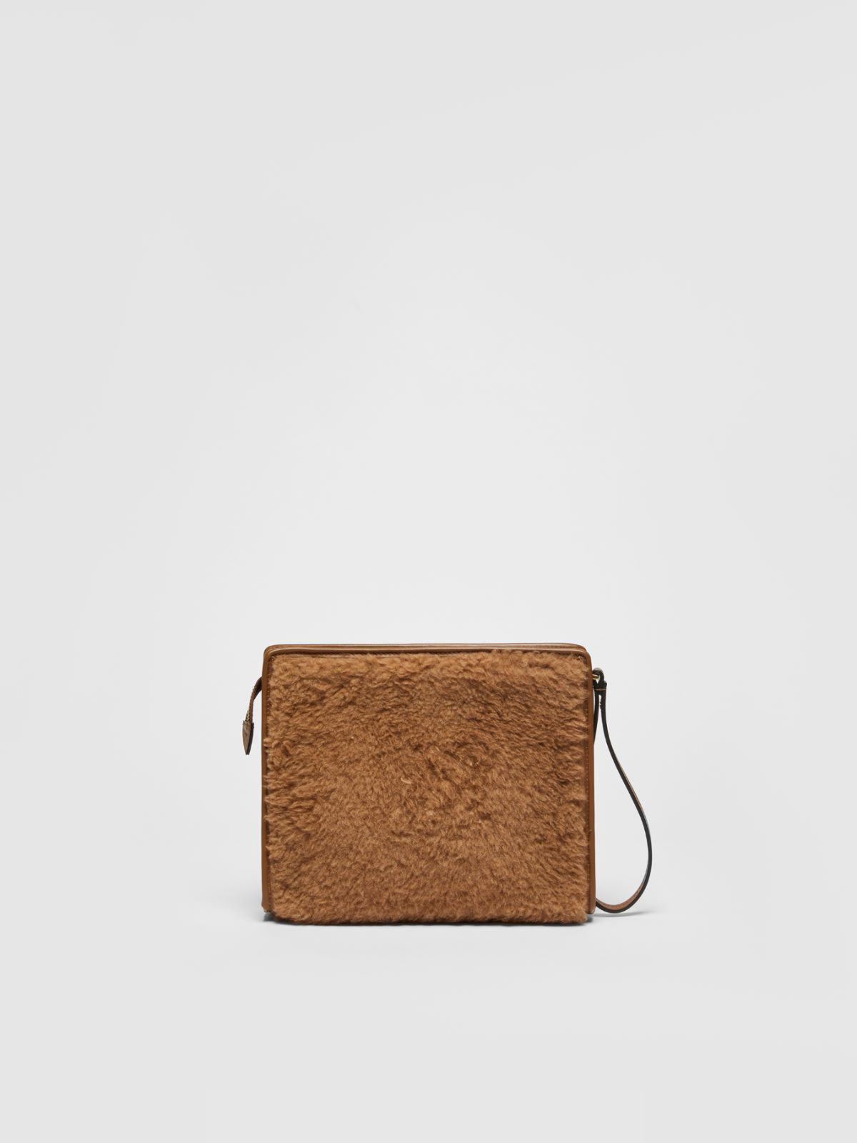 Teddy fabric clutch - CAMEL - Max Mara - 3
