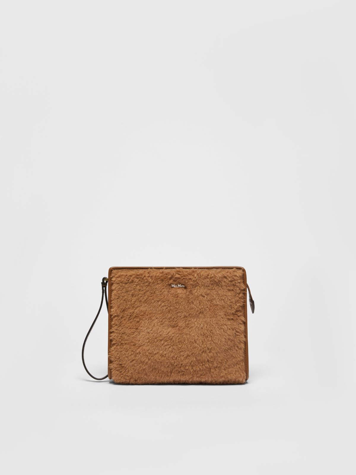 Teddy fabric clutch - CAMEL - Max Mara