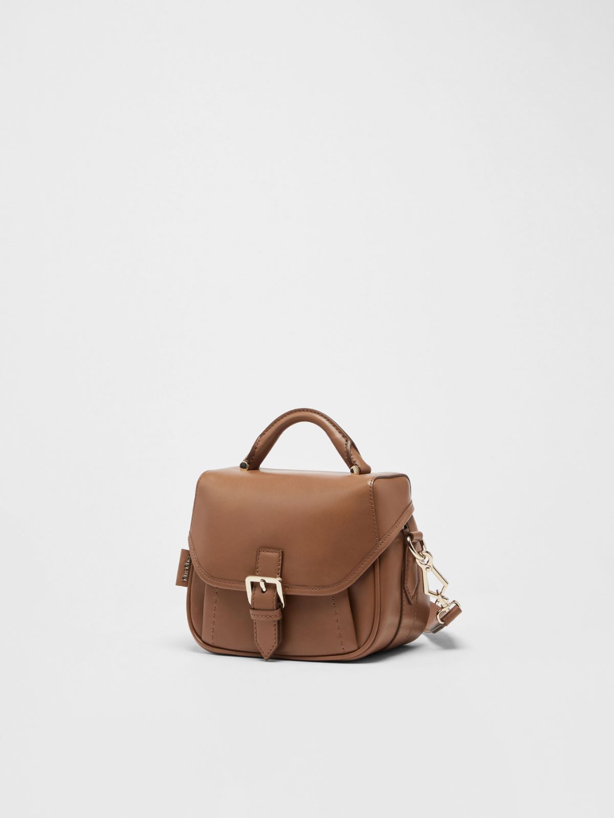 Leather messenger bag - CAMEL - Max Mara - 2