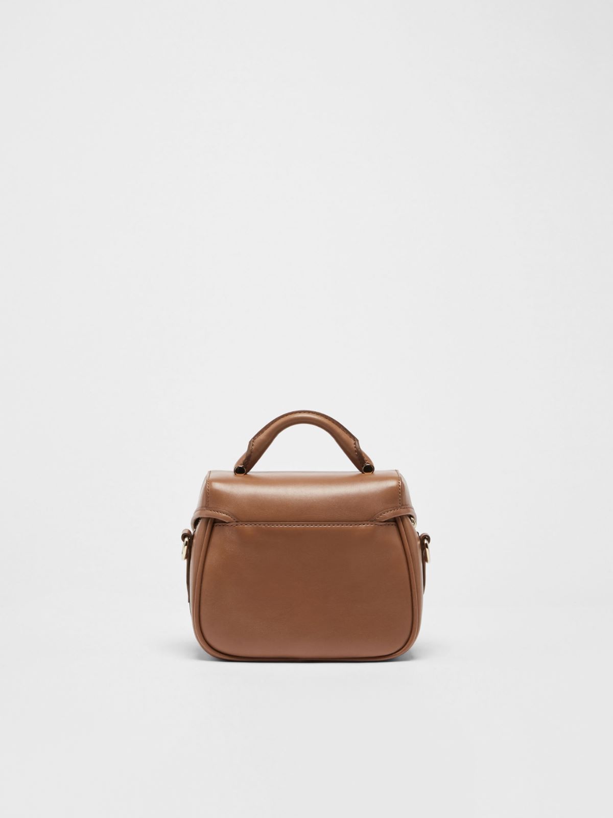 Leather messenger bag - CAMEL - Max Mara - 3