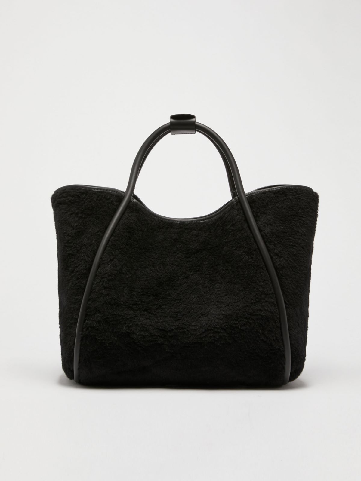 Teddy fabric bag - BLACK - Max Mara - 3