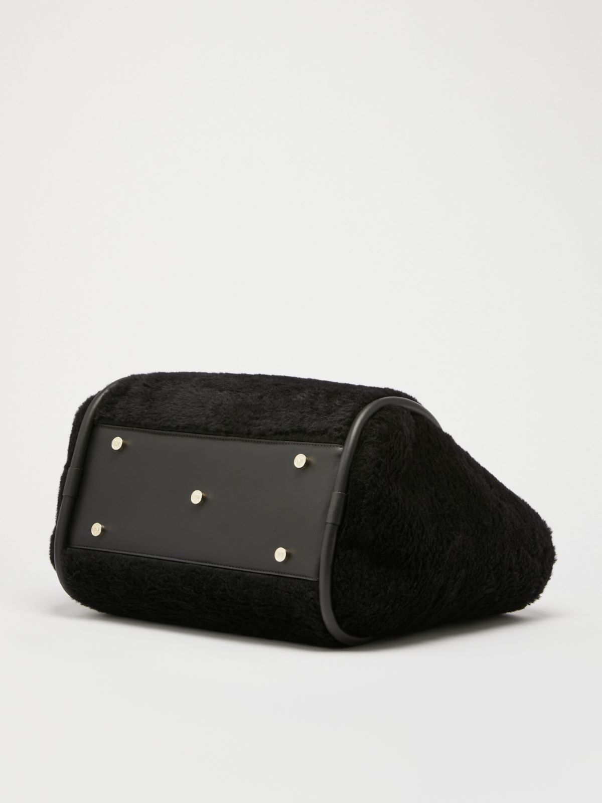 Teddy fabric bag - BLACK - Max Mara - 4