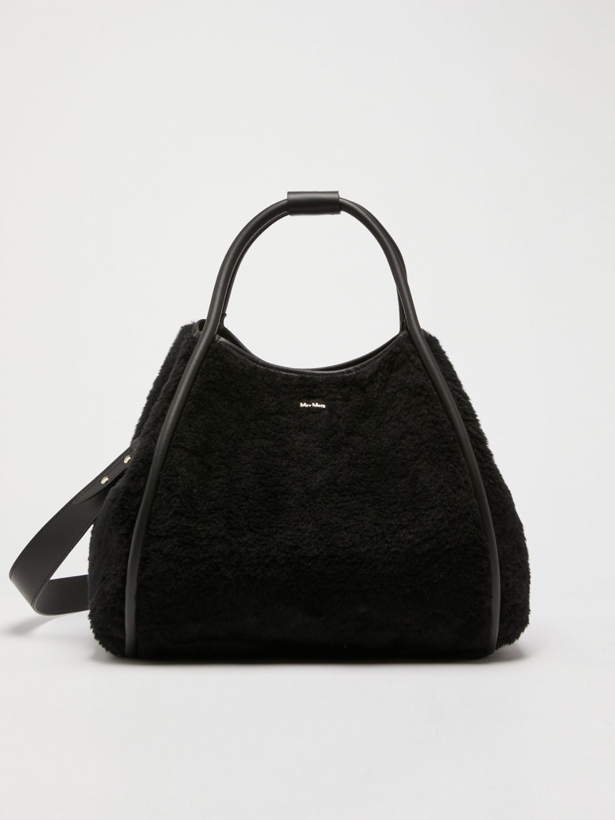 Teddy fabric bag - BLACK - Max Mara - 5