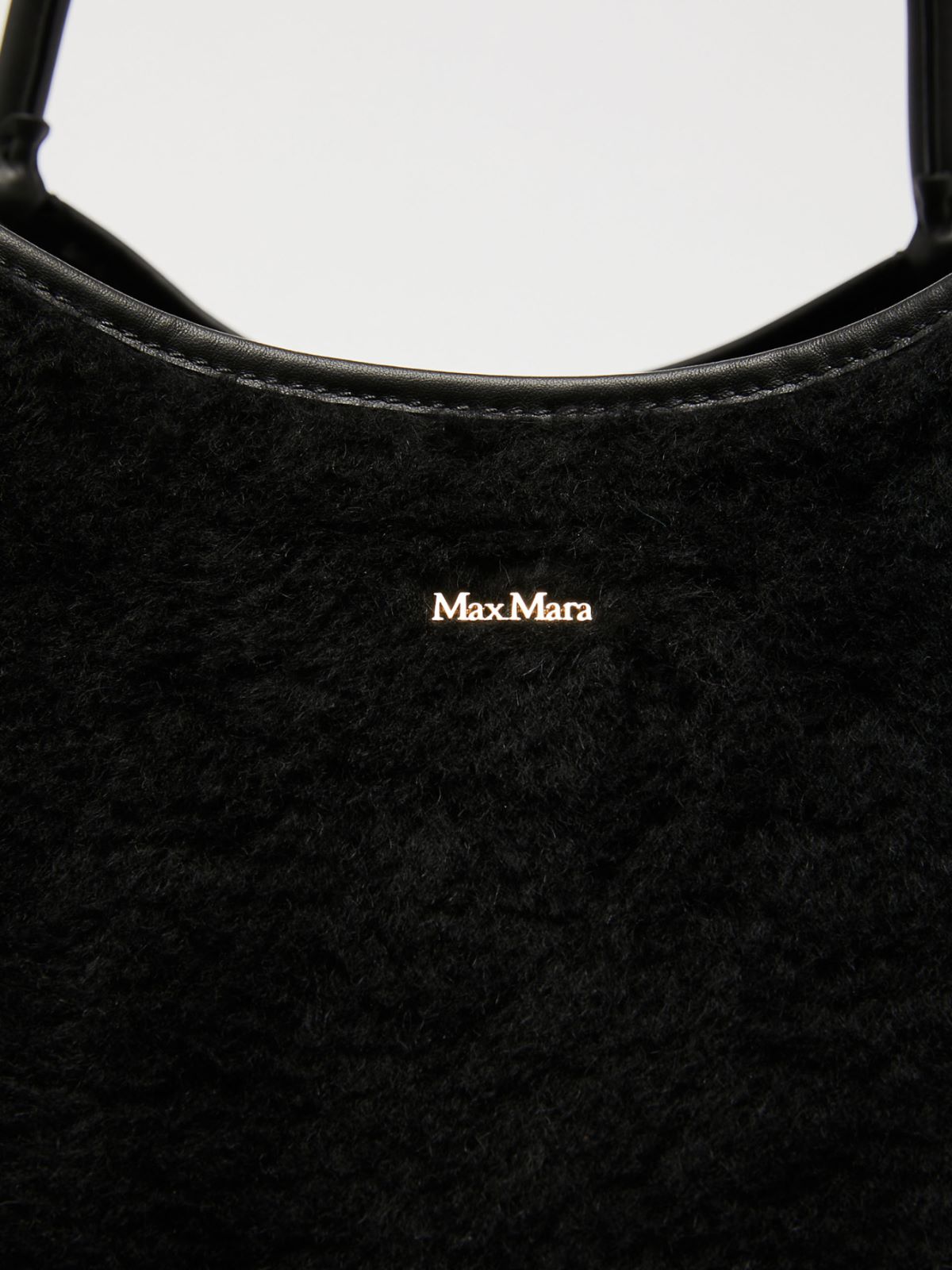 Teddy fabric bag - BLACK - Max Mara - 6