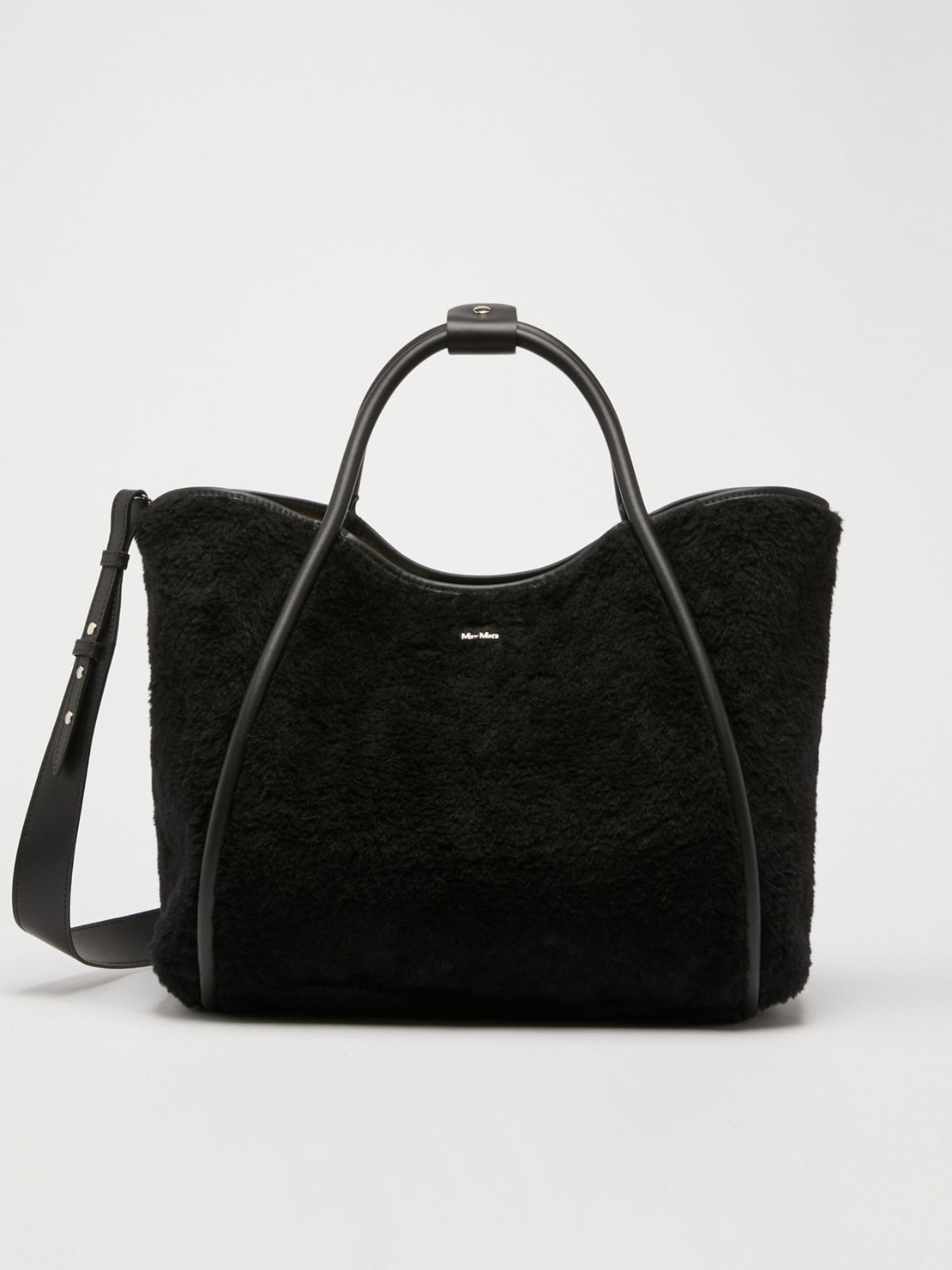 Teddy fabric bag - BLACK - Max Mara