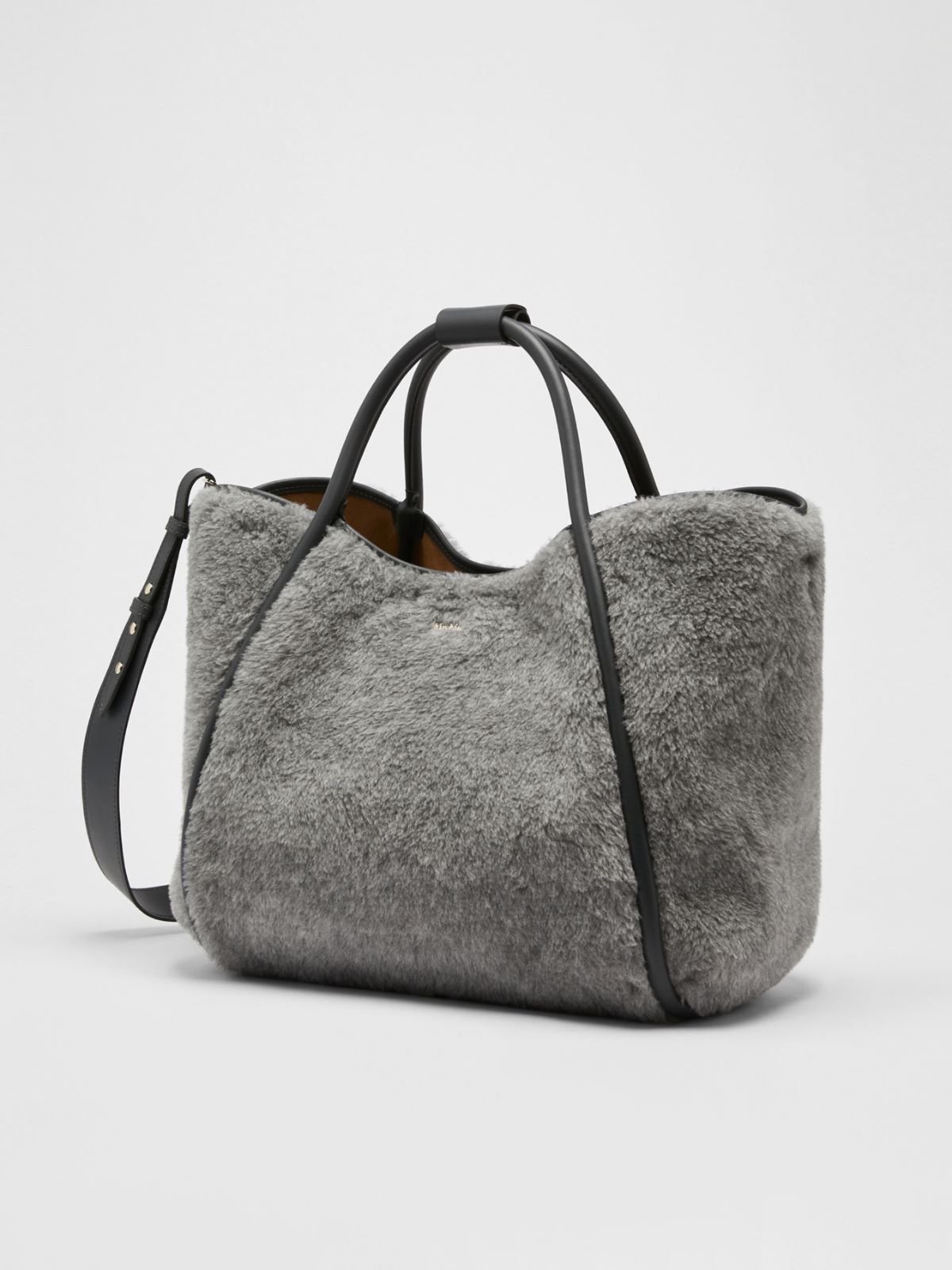 Teddy fabric bag - MEDIUM GREY - Max Mara - 2