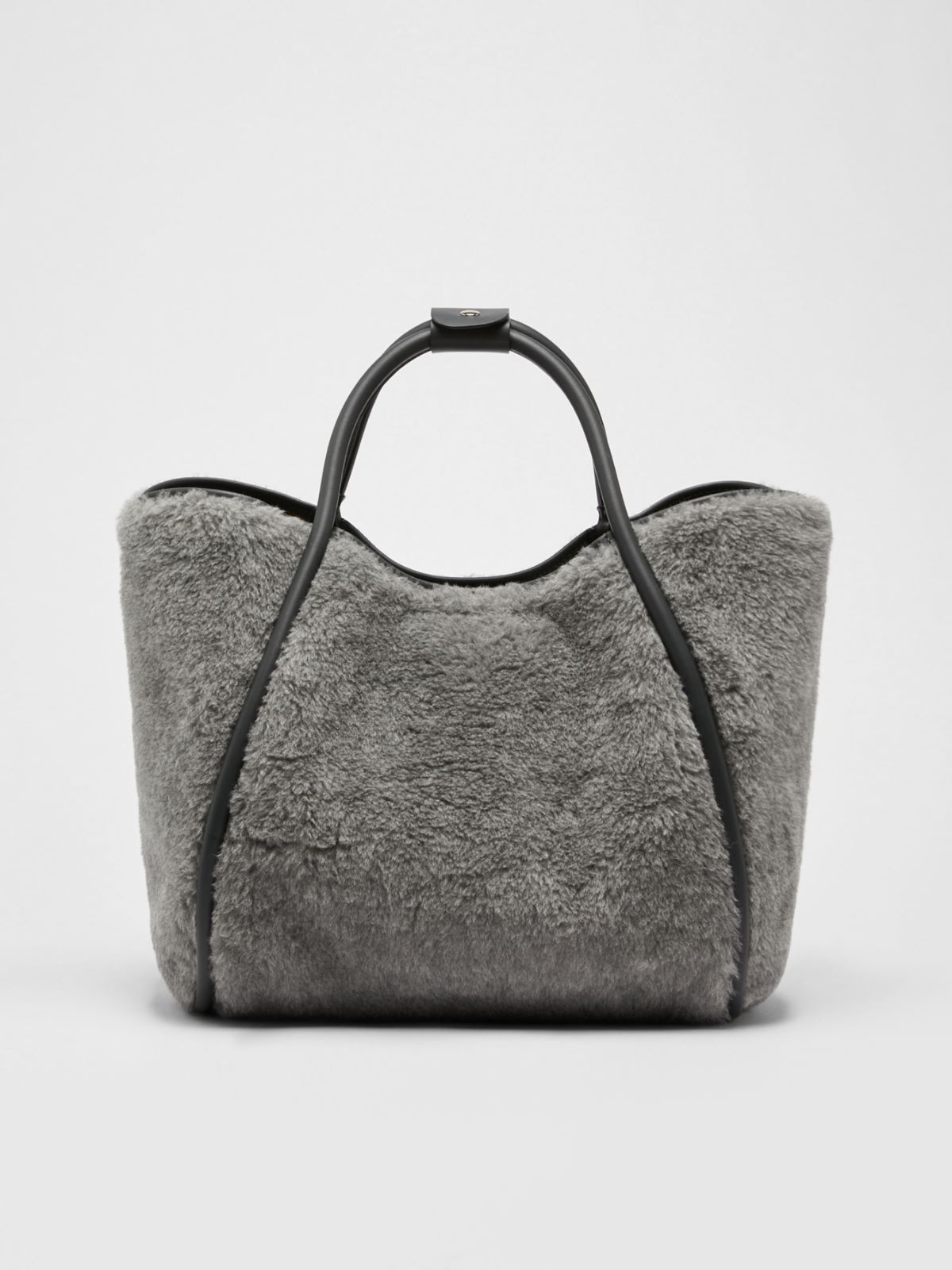 Teddy fabric bag - MEDIUM GREY - Max Mara - 3