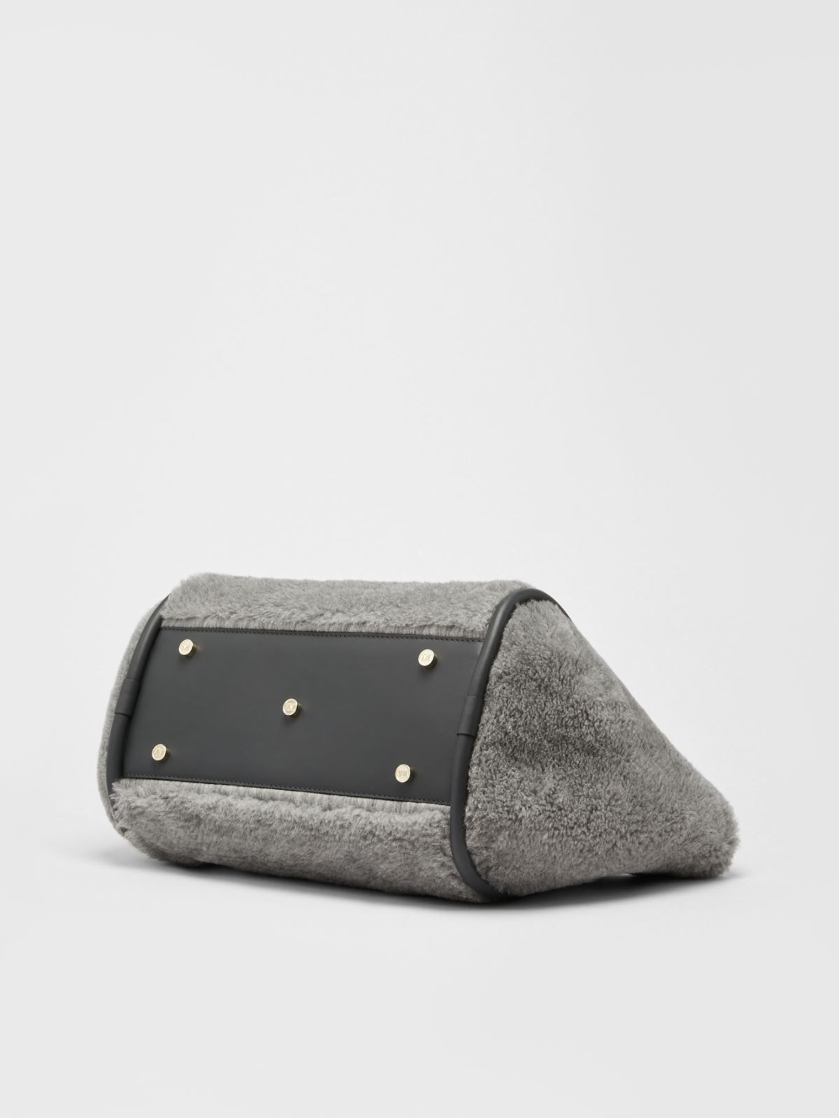 Teddy fabric bag - MEDIUM GREY - Max Mara - 4