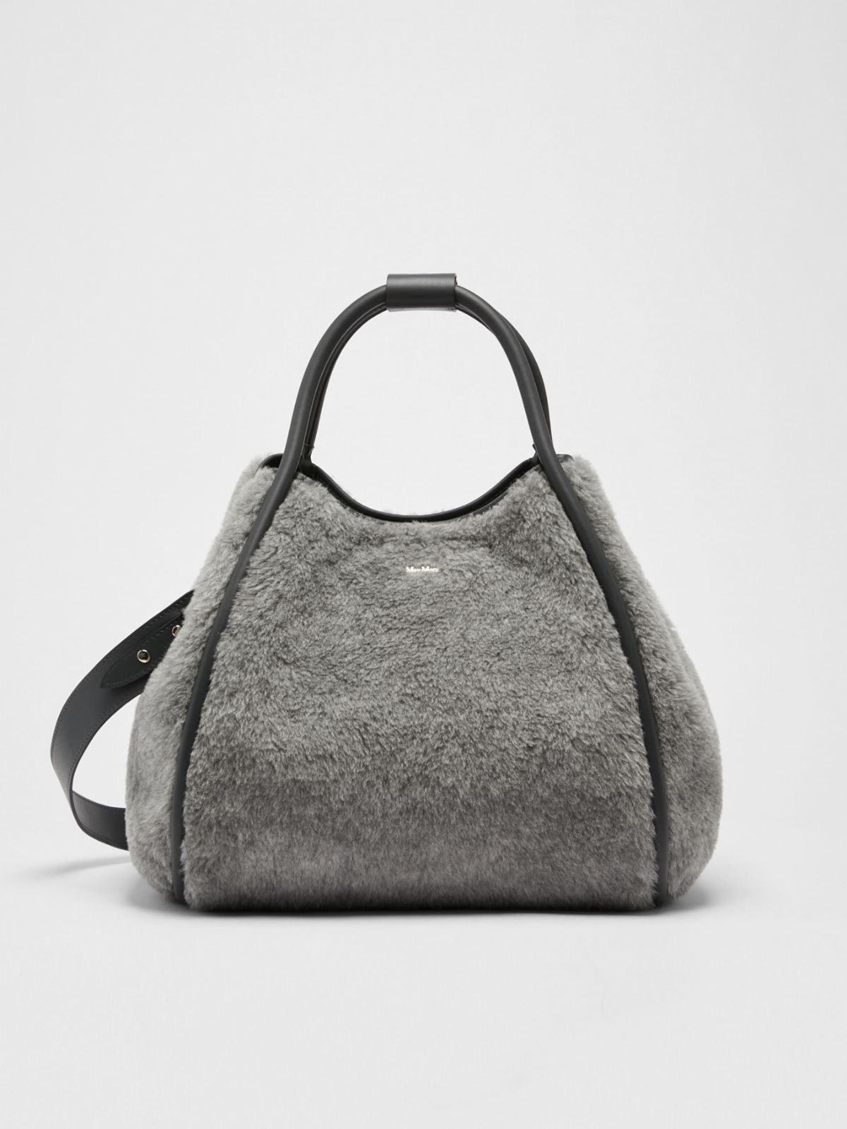 Teddy fabric bag - MEDIUM GREY - Max Mara - 5
