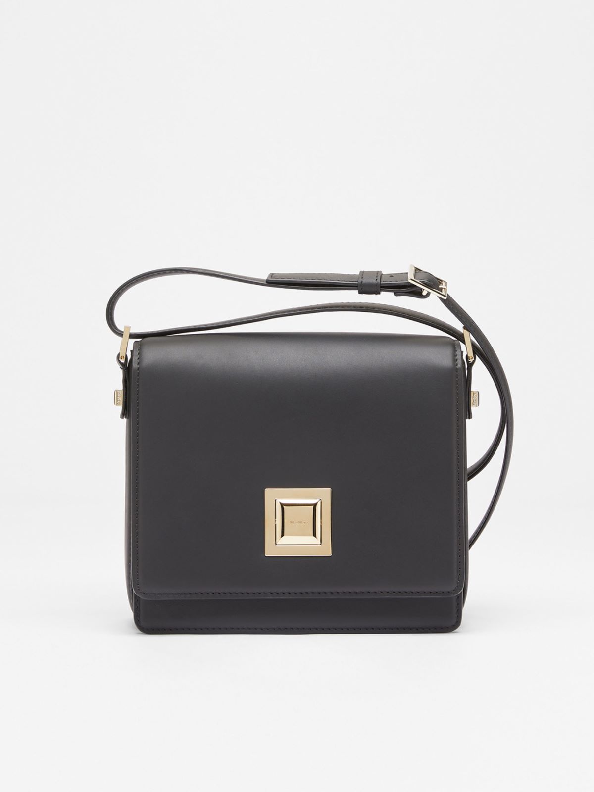 Leather Medium MM Bag - BLACK - Max Mara